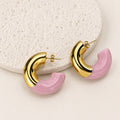 Aretes Acero Inoxidable Chunly Colores
