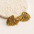 Aretes Acero Inoxidables Falda