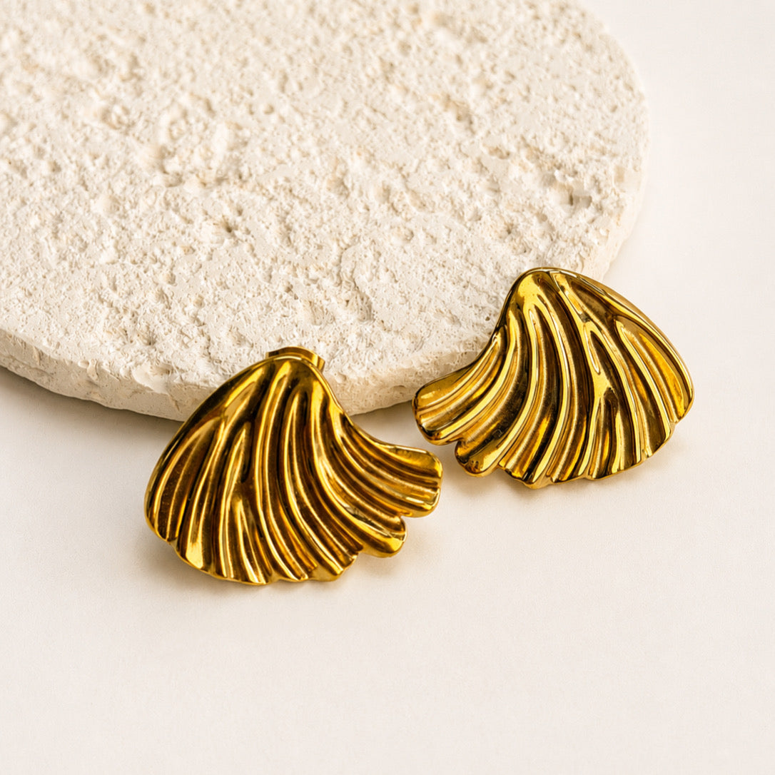 Aretes Acero Inoxidables Falda