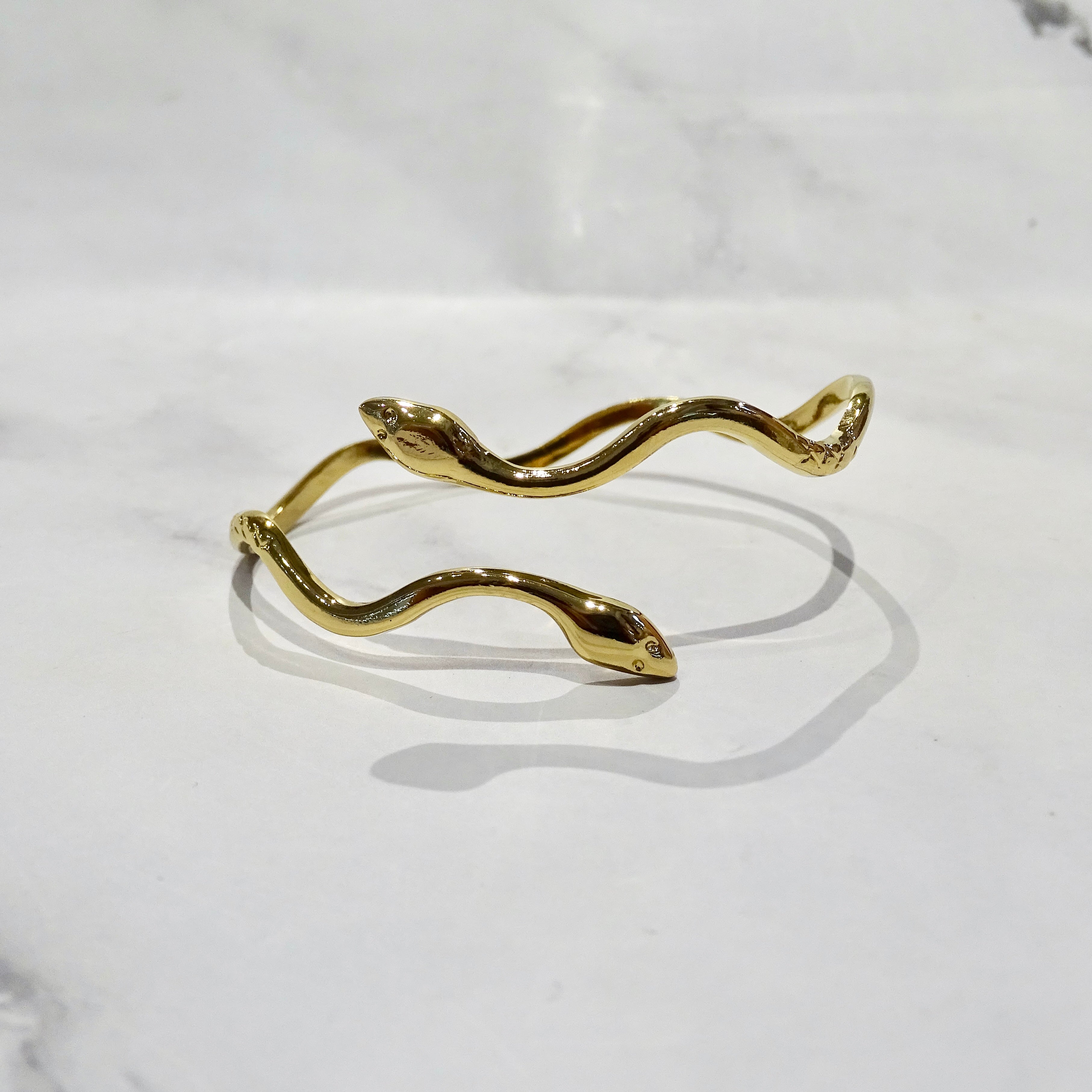 Aro Acero Inoxidable Serpiente Doble