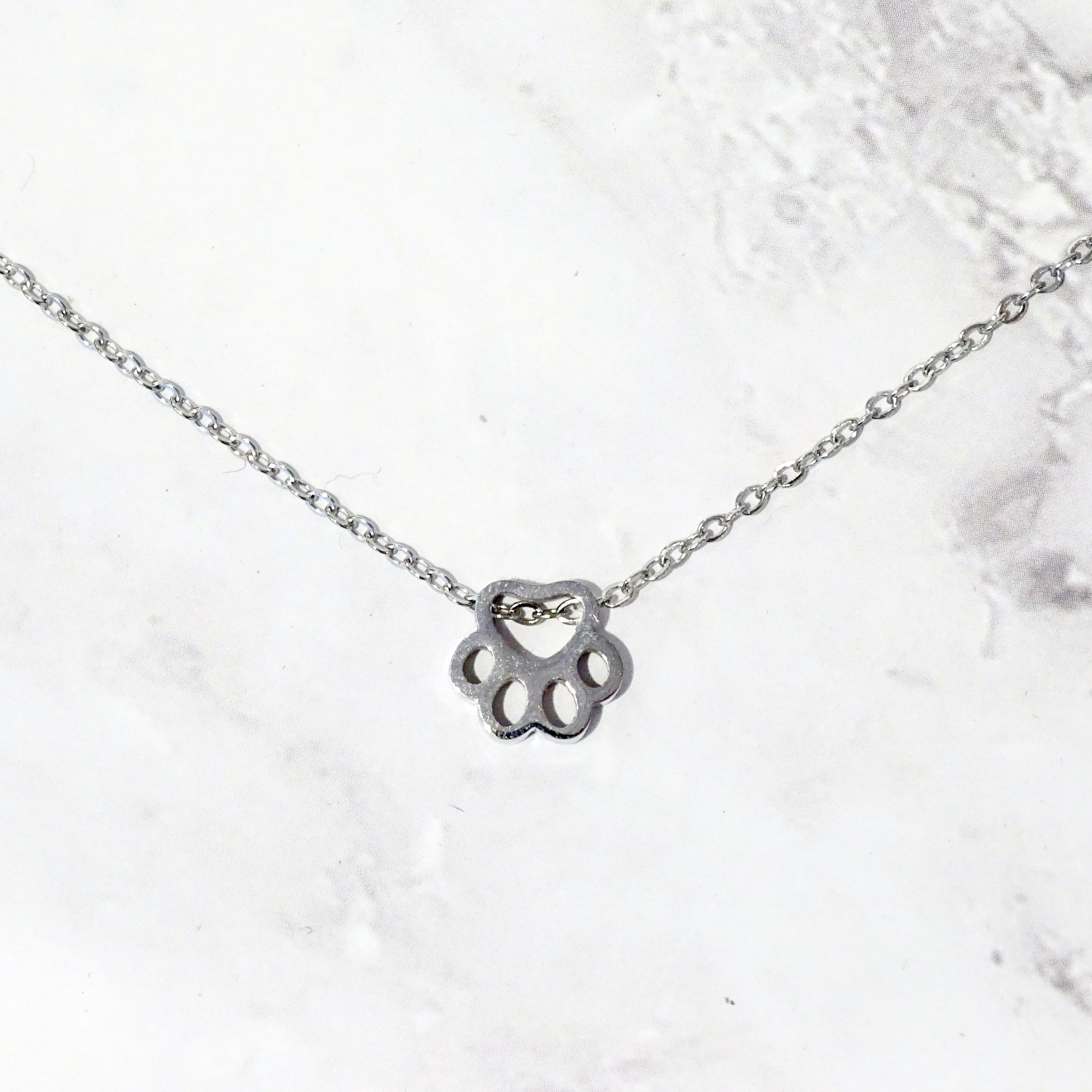 Collar Acero Inoxidable Huella