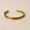Brazalete Acero Inoxidable 4mm y 6 mm Personalizado  (c/u)