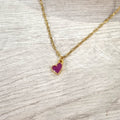 Collar Acero Inoxidable Corazon