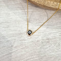 Collar Chapa de Oro Ojito