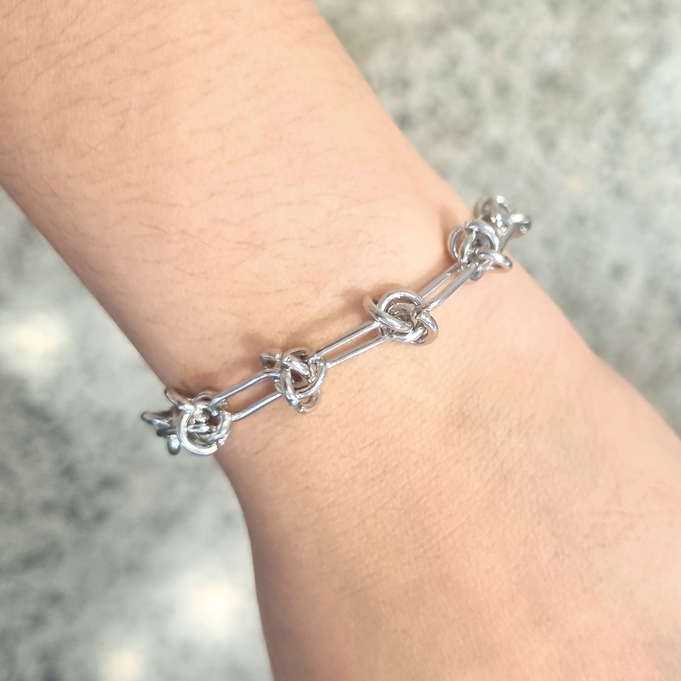 Pulsera Acero Inoxidable Nudo