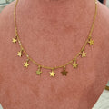 Collar Acero Inoxidable Estrellas