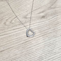 Collar Acero Inoxidable Corazon