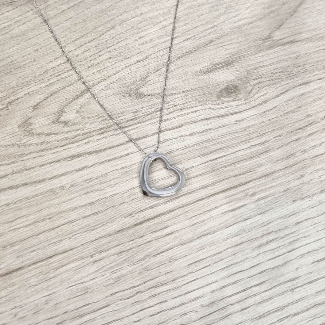 Collar Acero Inoxidable Corazon