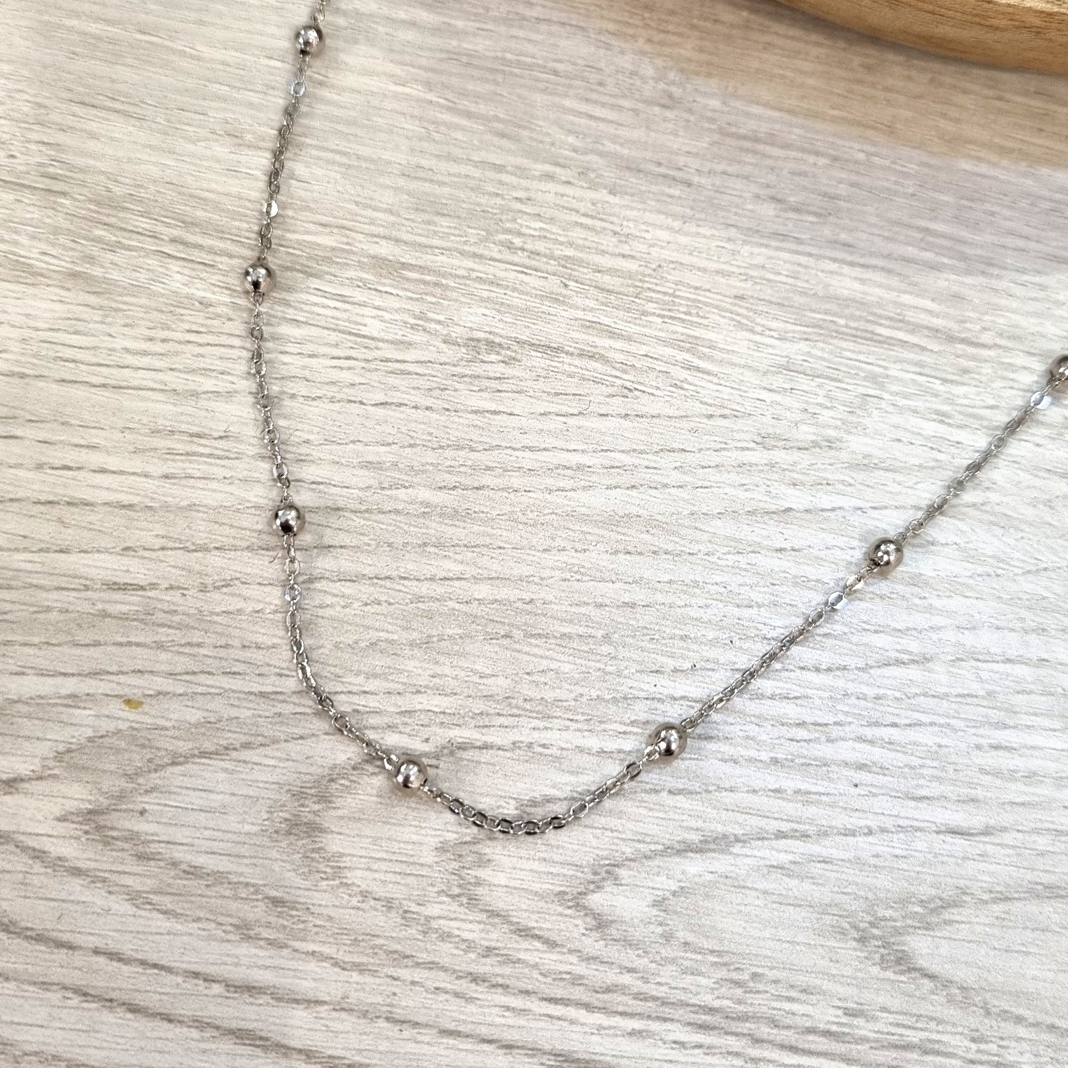 Collar Plata 925 con Bolitas