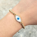Pulsera Oro Laminado Ojo