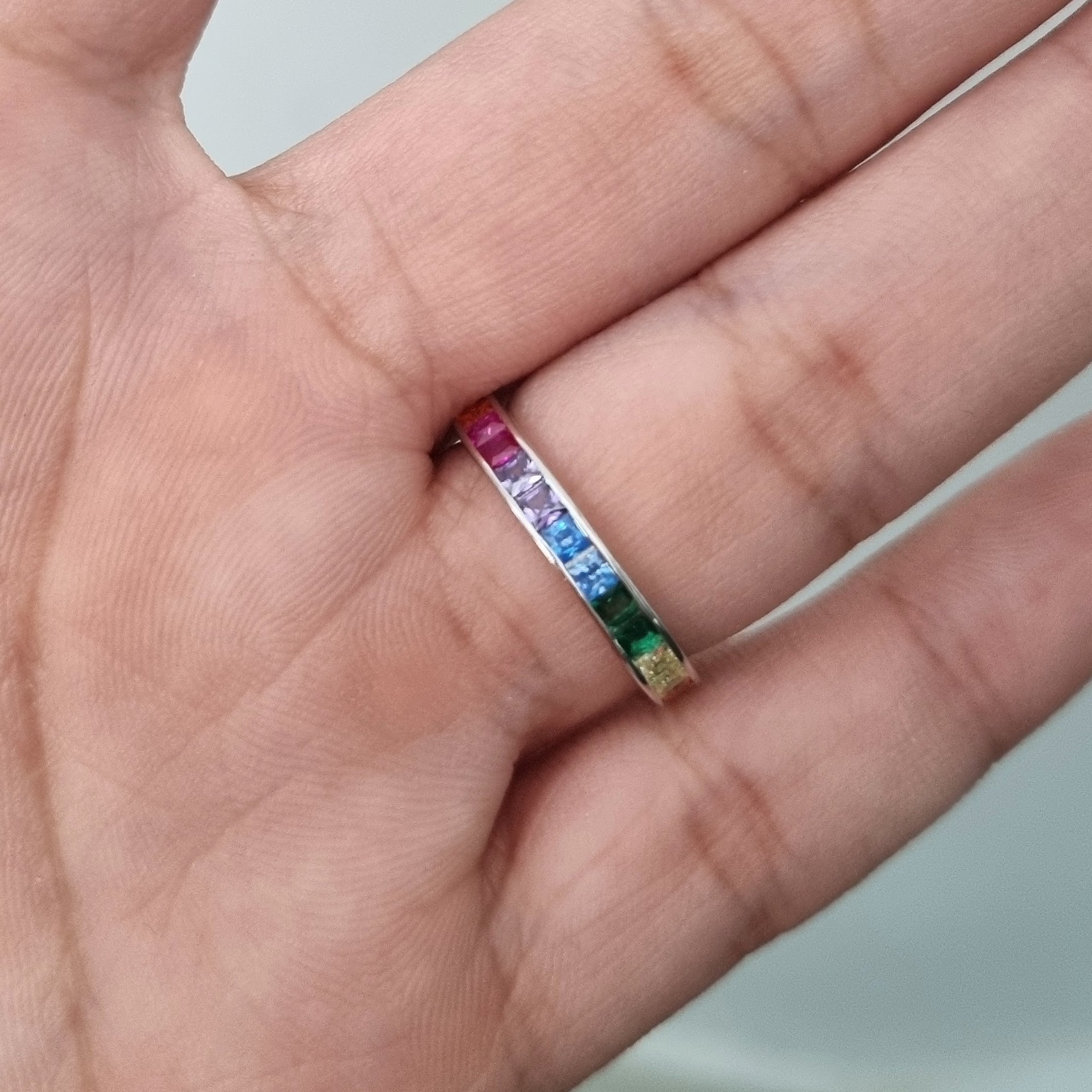 RP1259P Anillo Plata 925 Colores