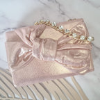 Bolsa Moño Oro Rosa