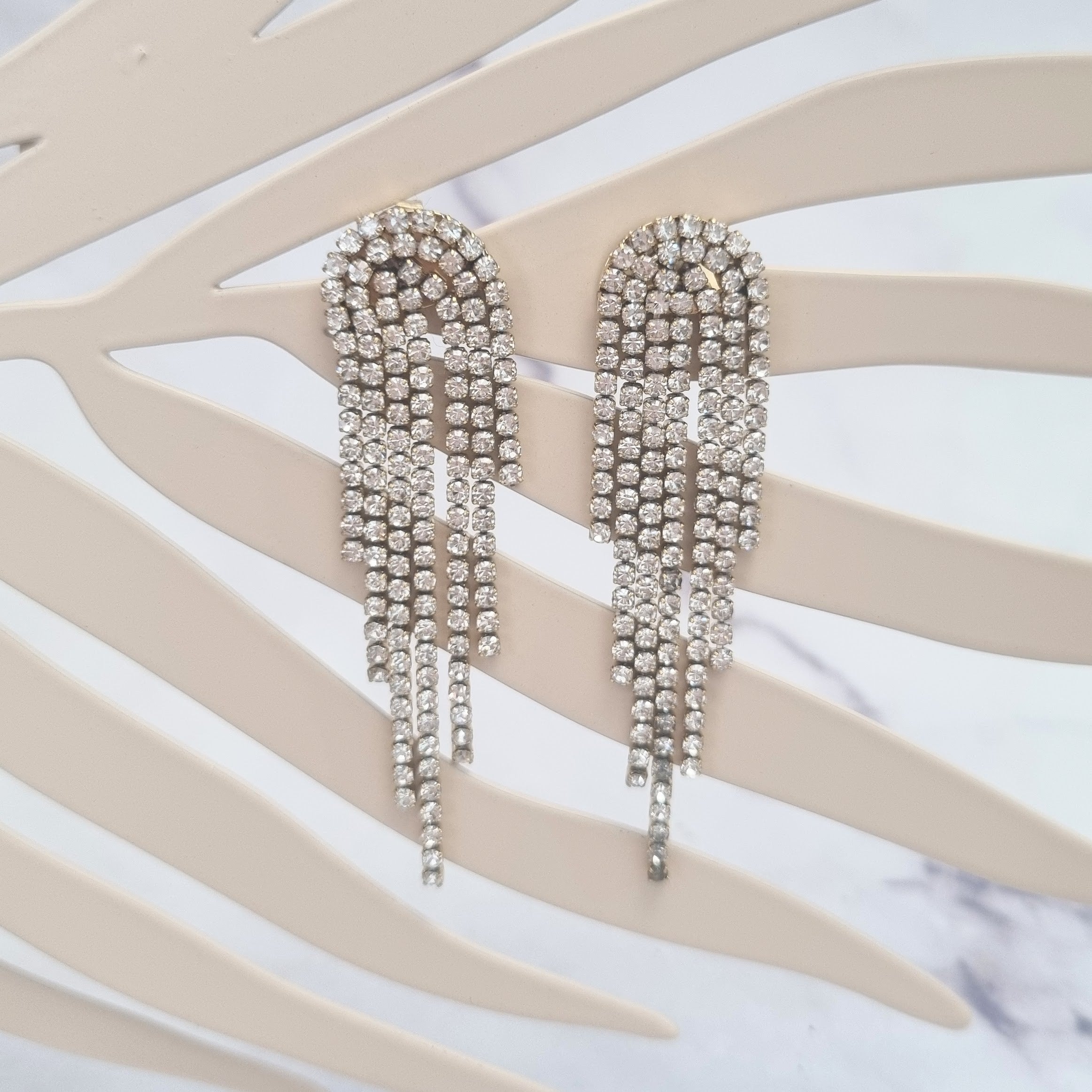 Aretes Acero Inoxidable Cascada