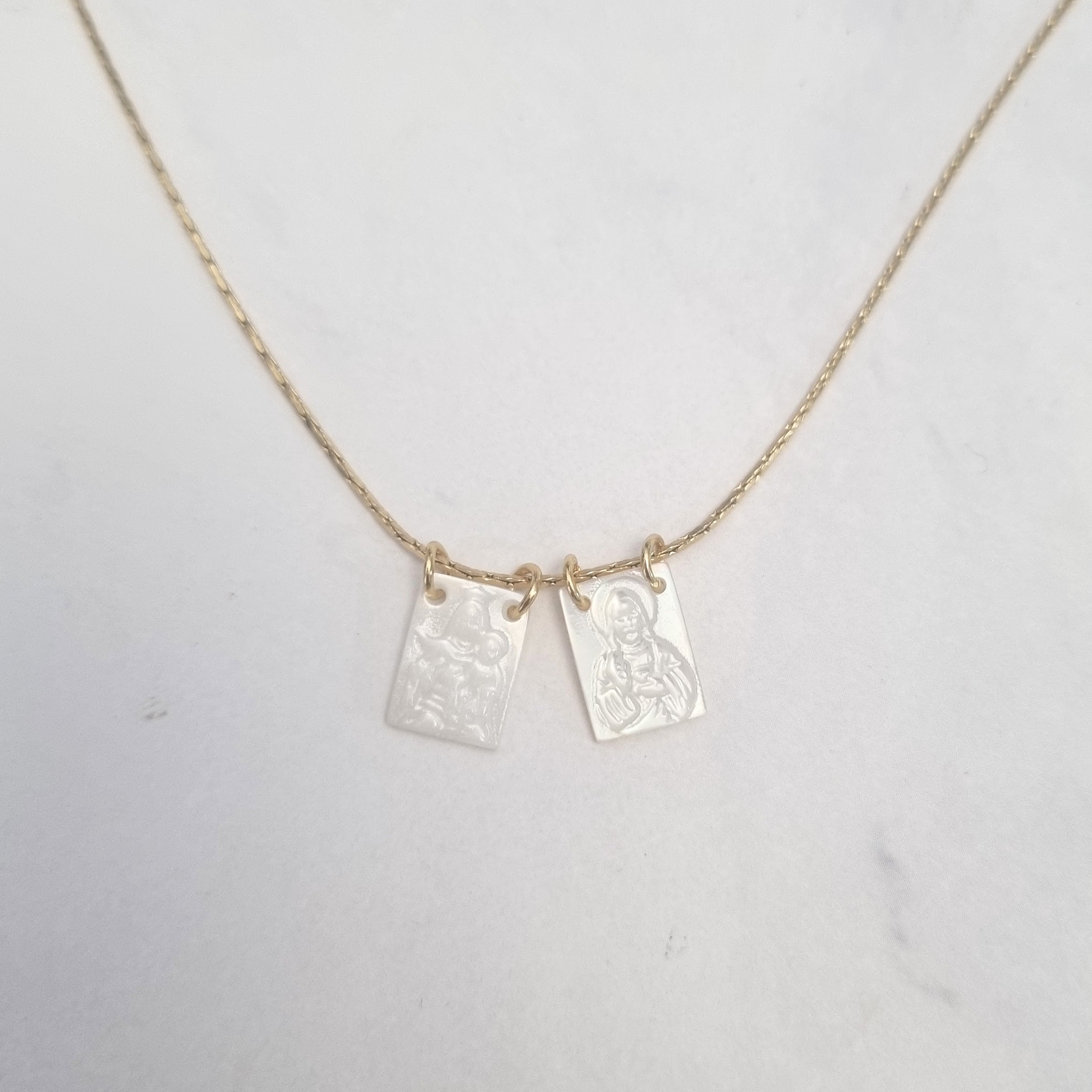 Collar Acero Inoxidable Escapularios