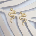 Aretes Acero Inoxidable Serpiente