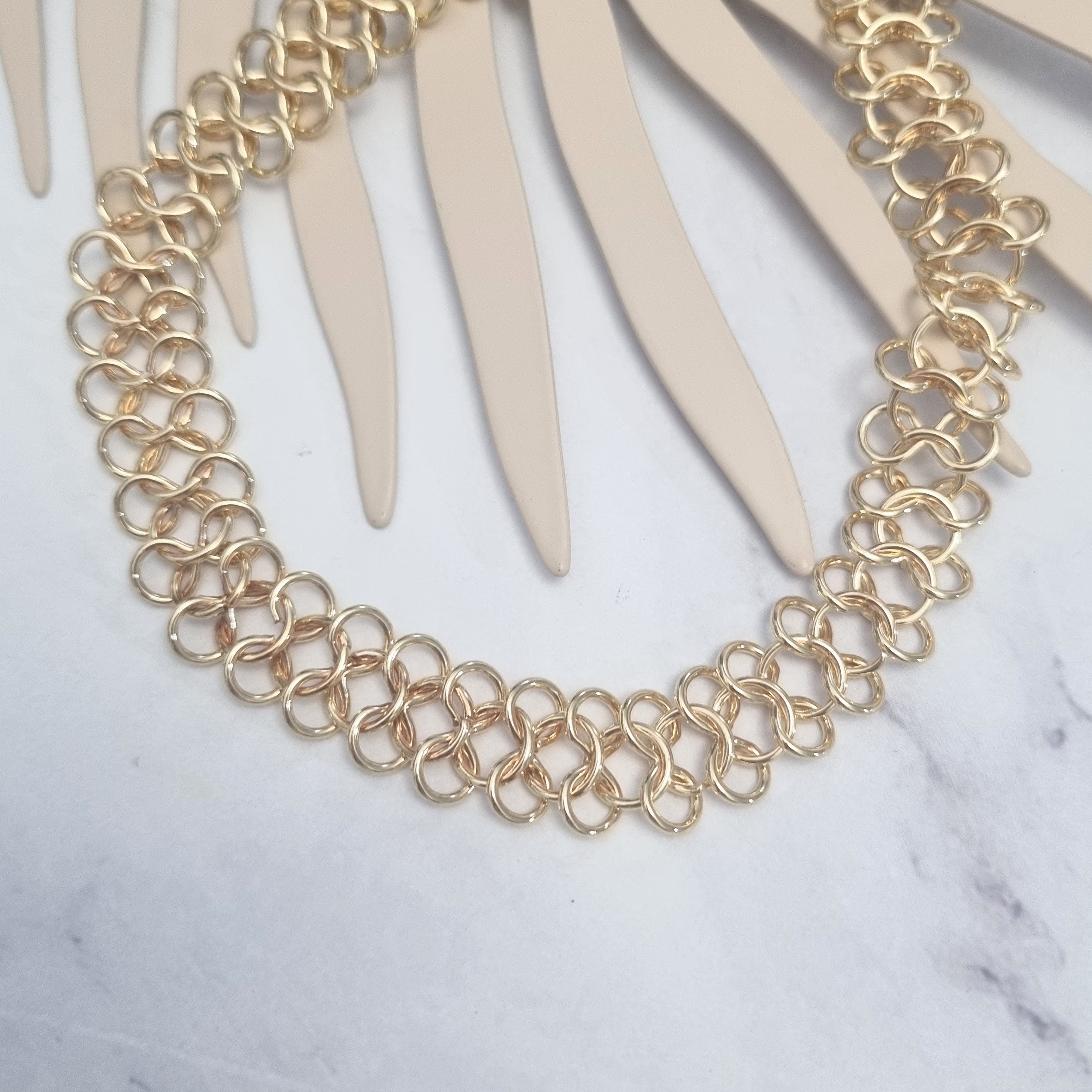 Collar Acero Inoxidable tipo Choker Argolla