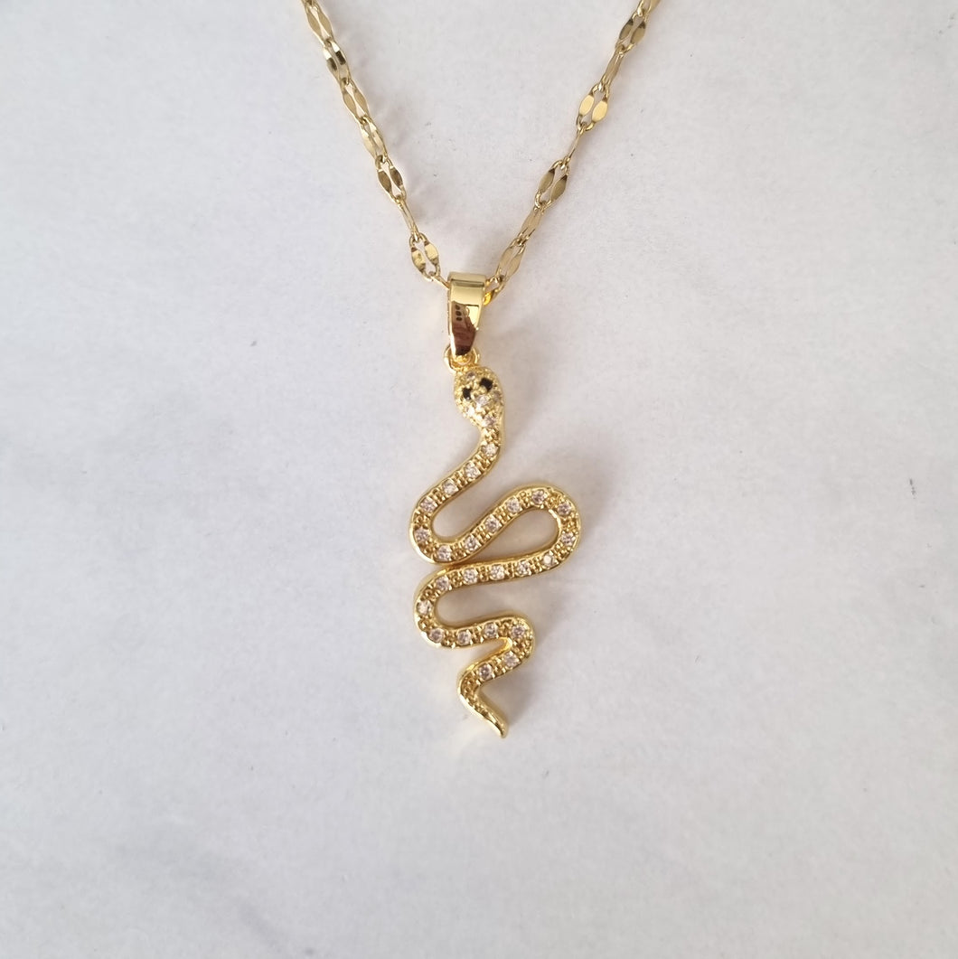 Collar Acero Inoxidable Serpiente Crist