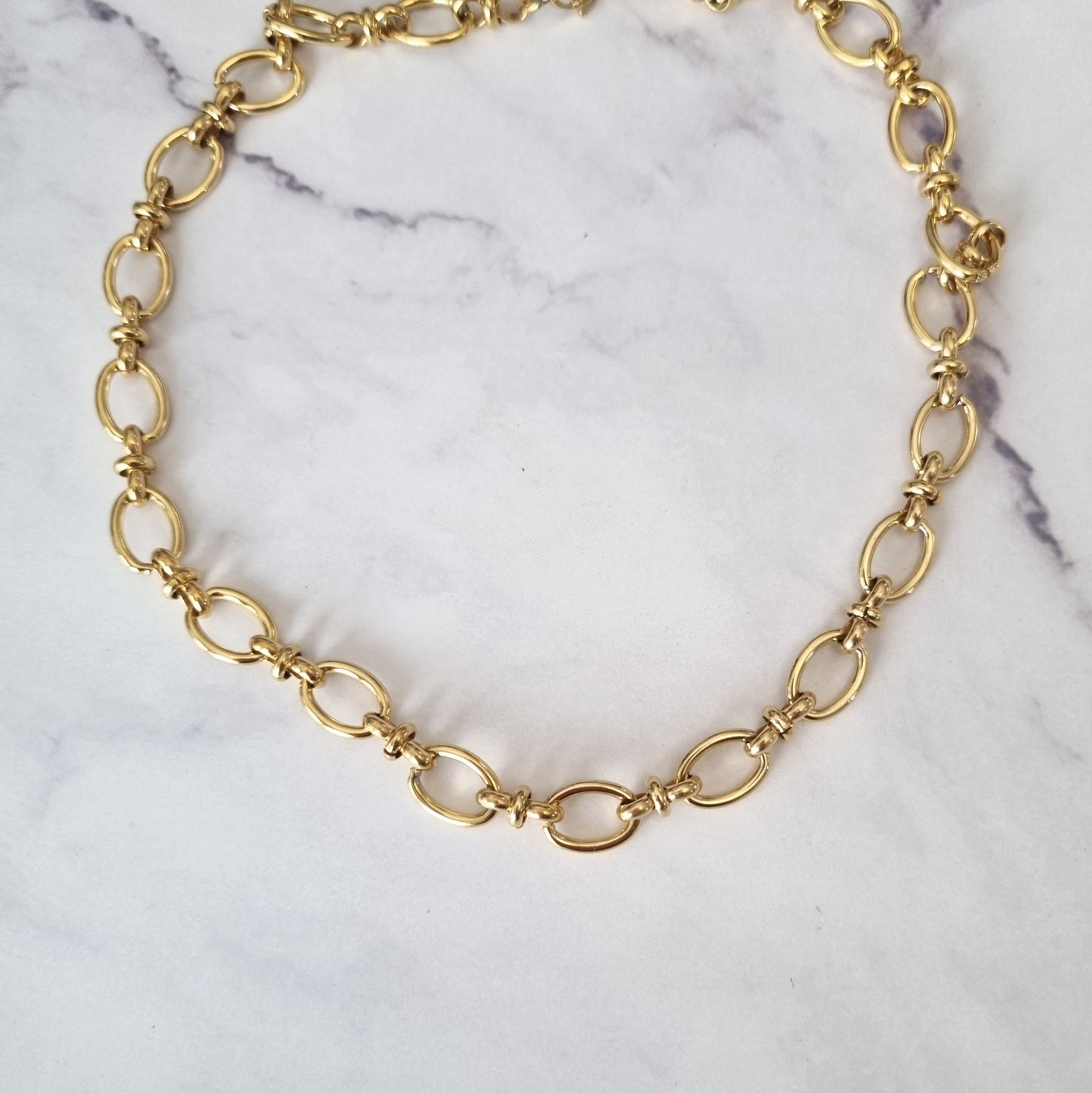 Collar Acero Inoxidable Eslabones