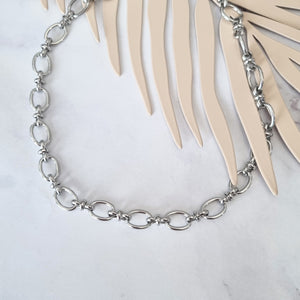 Collar Acero Inoxidable Eslabones