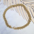 Collar Acero Inoxidable Trenzado con Broche