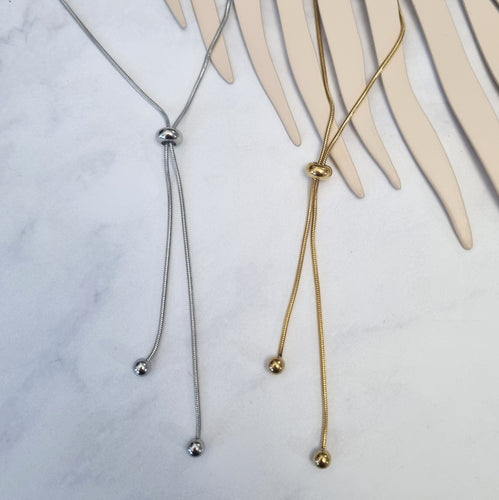 Collar Acero Inoxidable Cadena Ajustable Corbatin