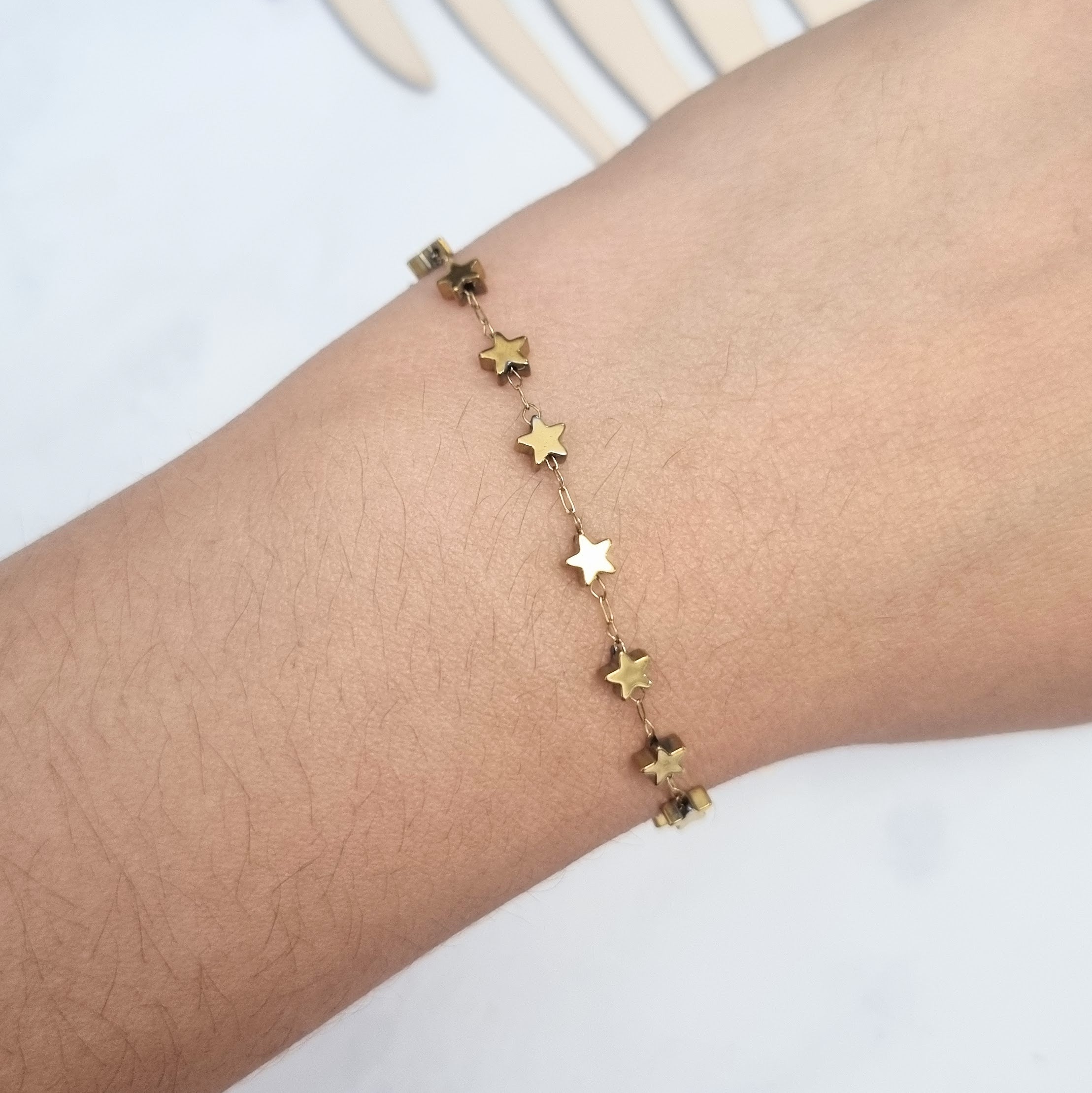 Pulsera Acero Inoxidable Estrellitas