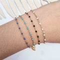Pulsera Acero Inoxidable Puntito Colores