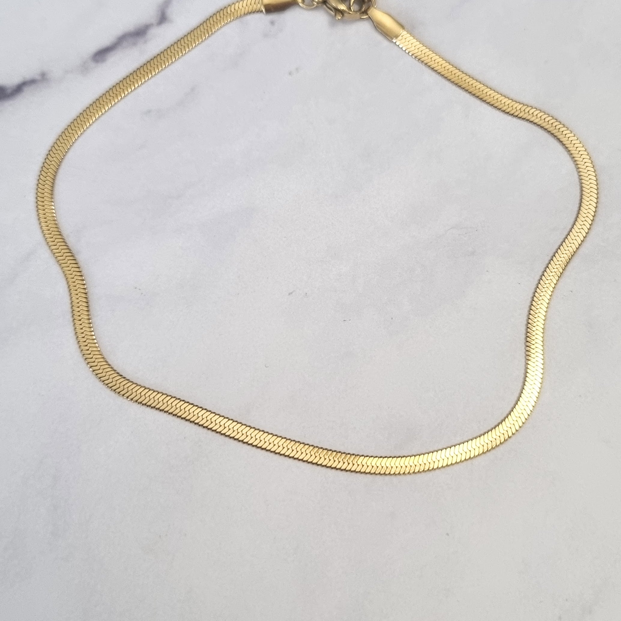 Collar Acero Inoxidable Plana Choker