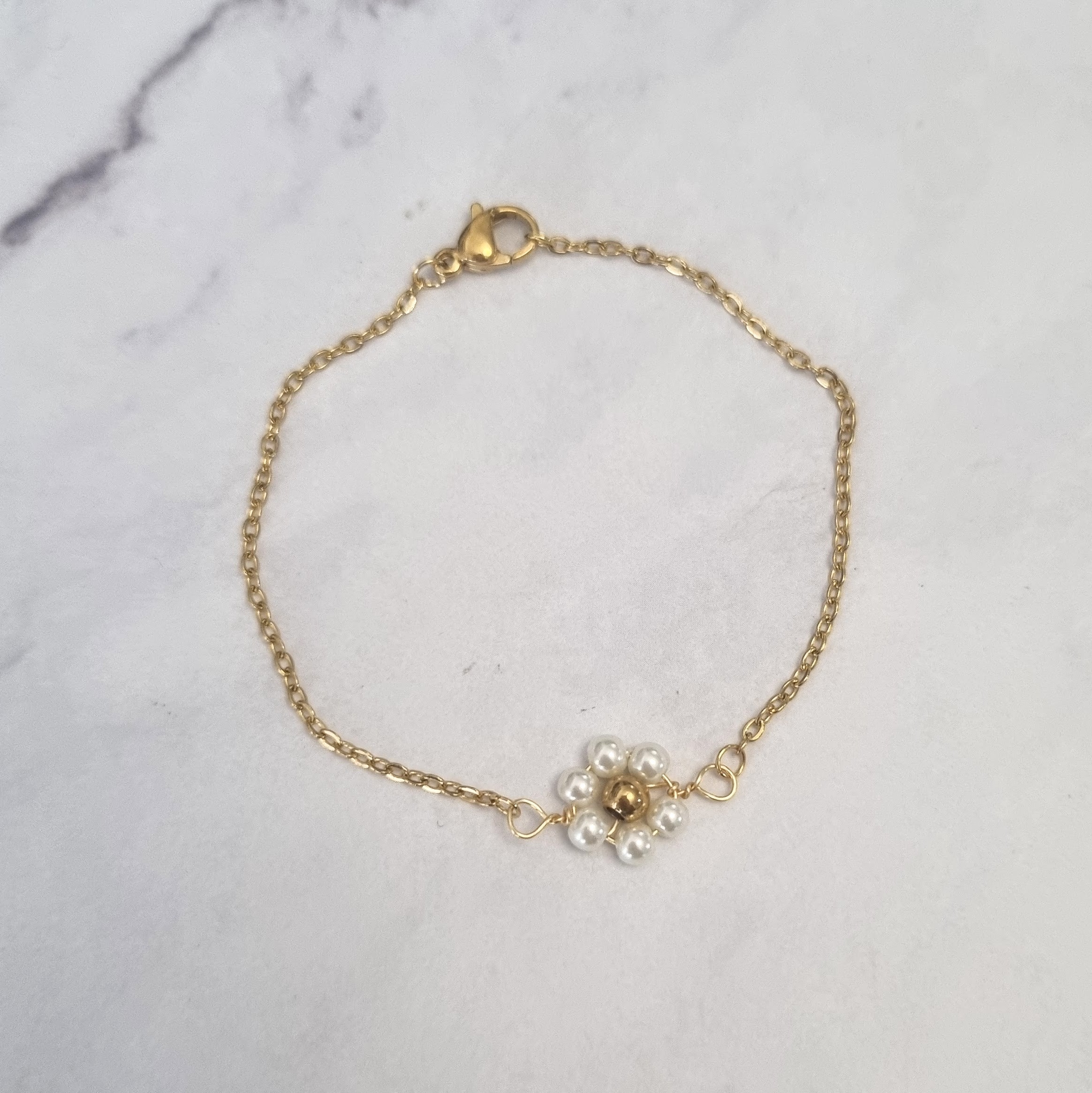 Pulsera Acero Inoxidable Flor