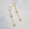 Aretes Acero Inoxidable Florecitas
