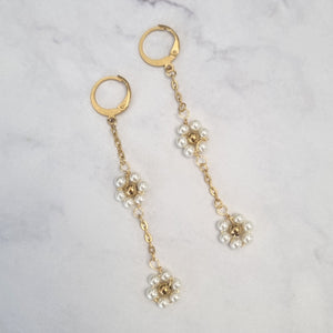 Aretes Acero Inoxidable Florecitas