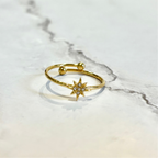 Anillo Acero Inoxidable Destello de Luz