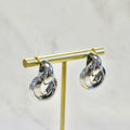Aretes Acero Inoxidable Silver Circles