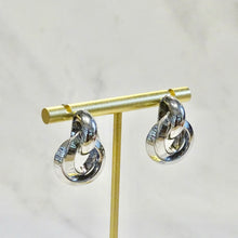Cargar imagen en el visor de la galería, Aretes Acero Inoxidable Silver Circles