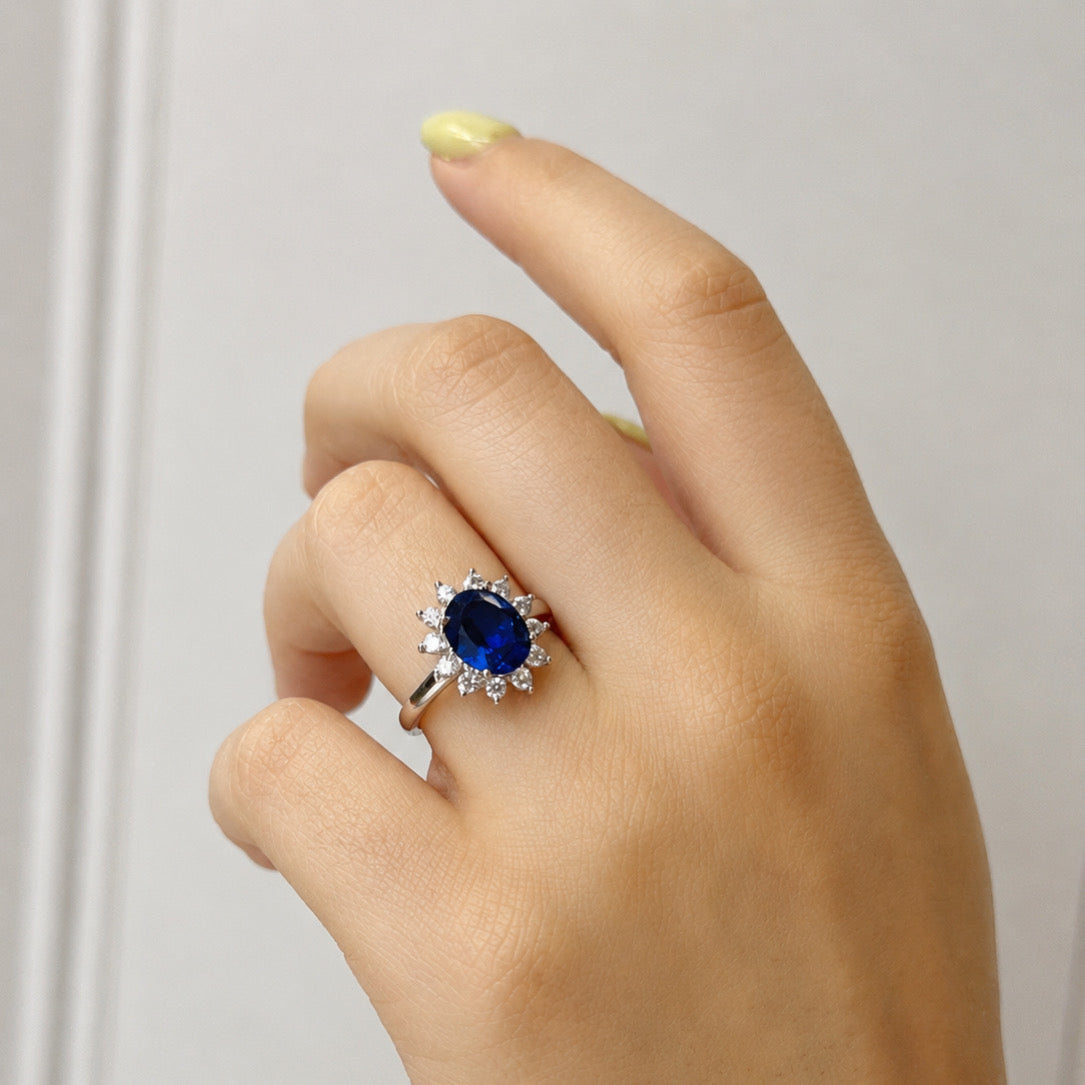 Anillo Plata 925 Lady Di