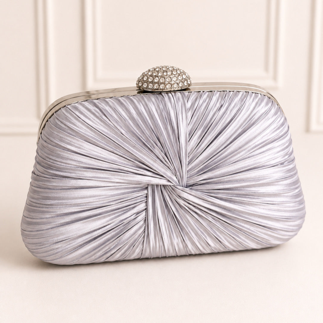 Bolsa Nudo Plateada