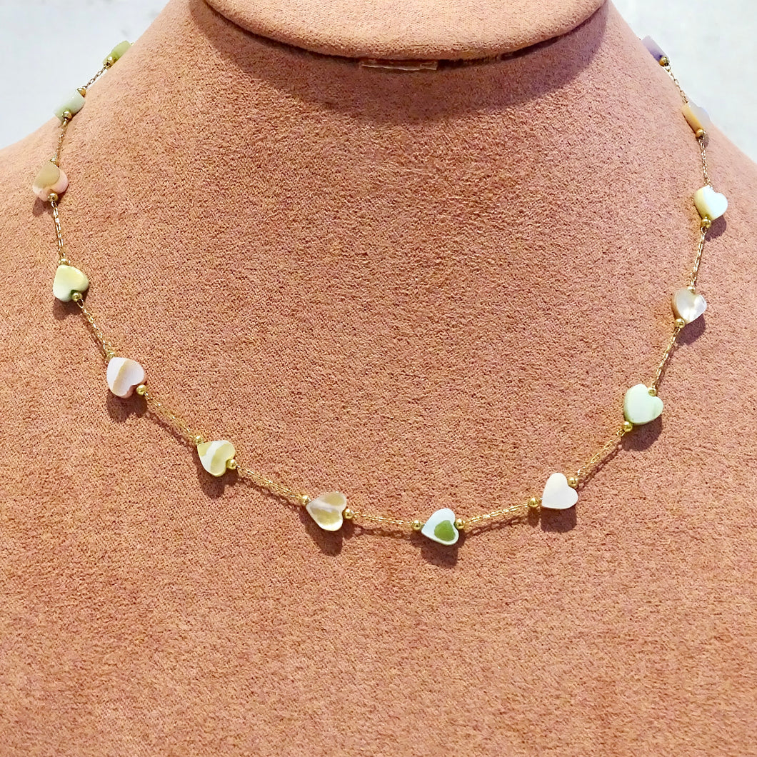 Collar Acero Inoxidable Sweet Hearts