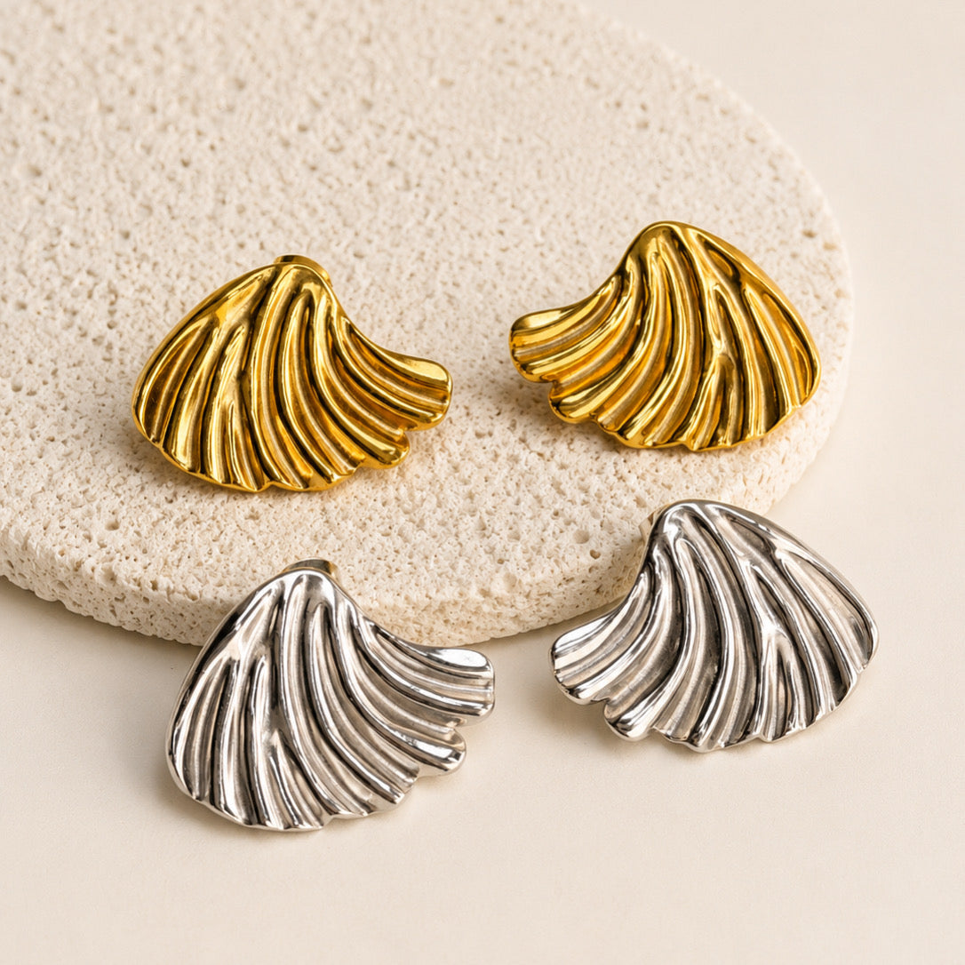 Aretes Acero Inoxidable Falda