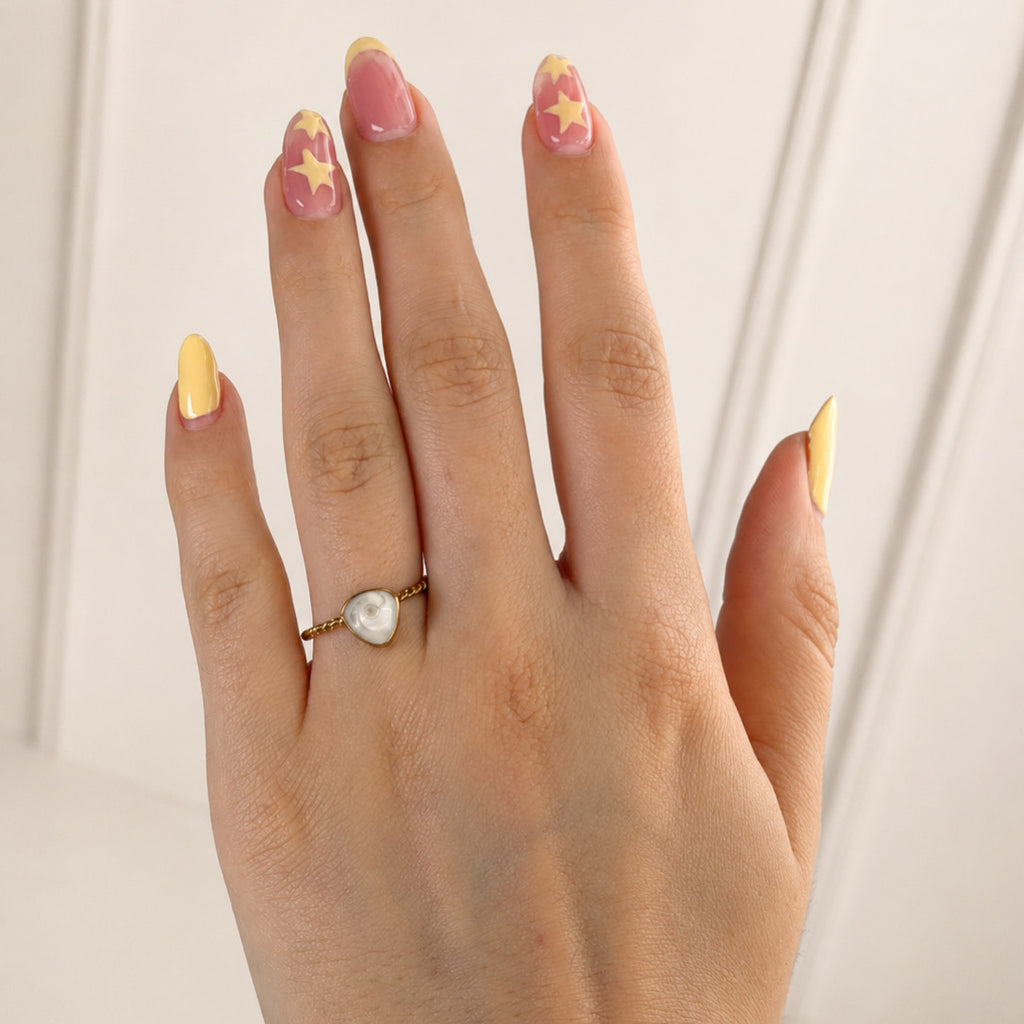 Anillo Acero Inoxidable Triangulo