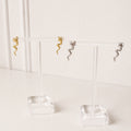 Aretes Acero Inoxidable Mini Serpientes