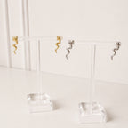 Aretes Acero Inoxidable Mini Serpientes