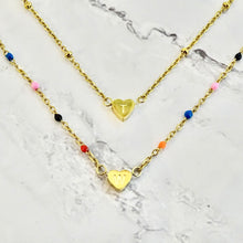 Cargar imagen en el visor de la galería, Pulsera Acero inoxidable Inicial Corazón