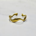 Anillo Acero Inoxidable Bubble Twist
