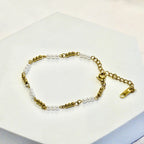 Pulsera Acero Inoxidable Pearls