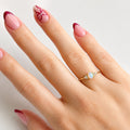 Anillo Plata 925 Piedra Opalo Con Cristal