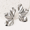 Aretes Acero Inoxidable 3 Petalos