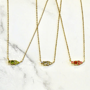 Collar Acero Inoxidable Crist Circulos