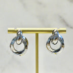 Aretes Acero Inoxidable Silver Circles