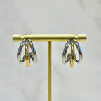 Aretes Acero Inoxidable Media Luna