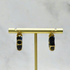 Arracada Acero Inoxidable Zafiré